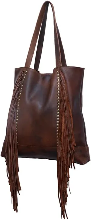 American Darling Tote Full Grain Genuine Leather Western Women Bag Handbag Purse | Western Tote Bag | Travel Tote Bags | College Tote Bag | Casual Tote Bag
