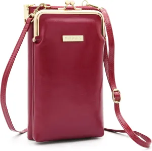 ANDOILT Small Crossbody bags Cell Phone Purses for Women Shoulder Travel Pouch Handbag Wallet with Credit Card Slots