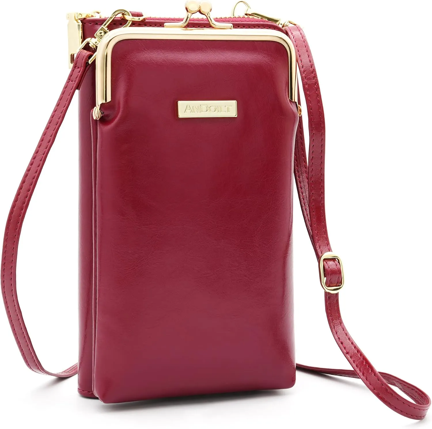 ANDOILT Small Crossbody bags Cell Phone Purses for Women Shoulder Travel Pouch Handbag Wallet with Credit Card Slots
