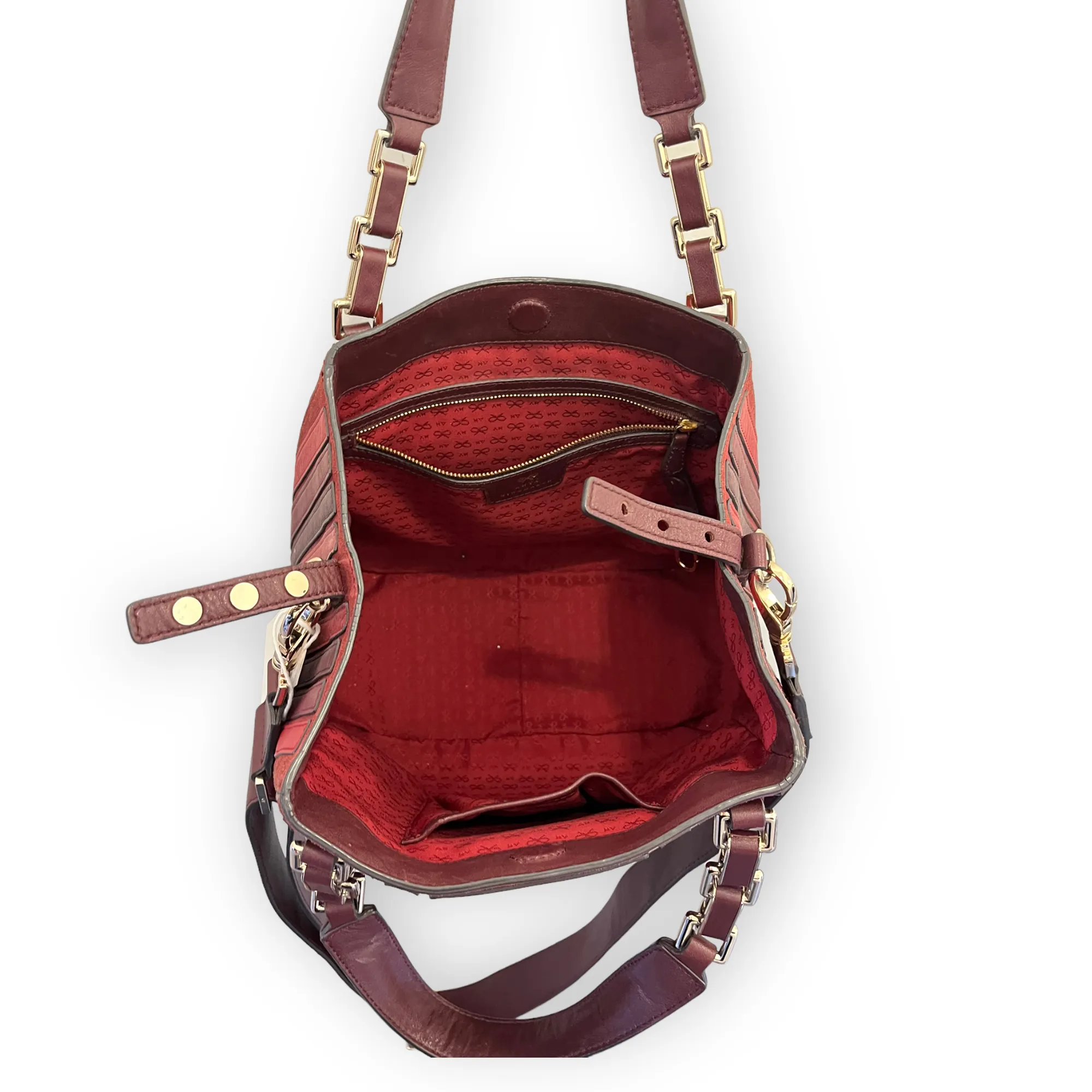 Anya Hindmarch Red Belvedere Bag