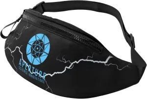 Aperture Science Crossbody waist bag, fashionable waist bag for teenagers, suitable for traveling, running, hiking