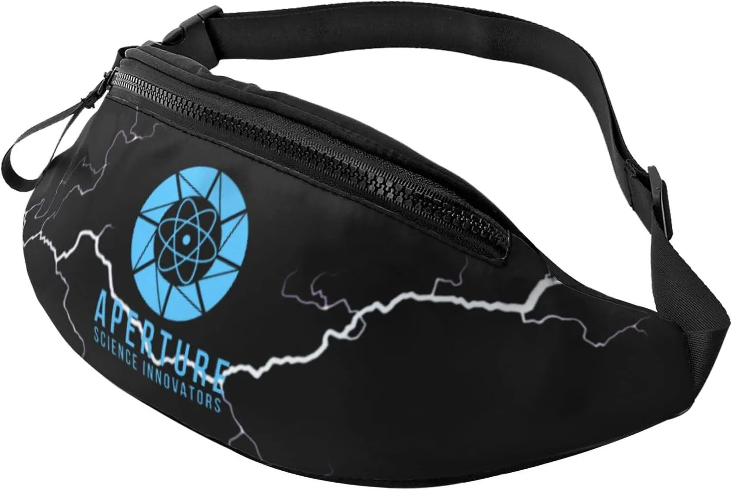 Aperture Science Crossbody waist bag, fashionable waist bag for teenagers, suitable for traveling, running, hiking