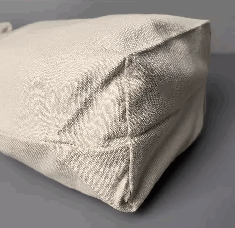 Apple Patch Canvas Tote