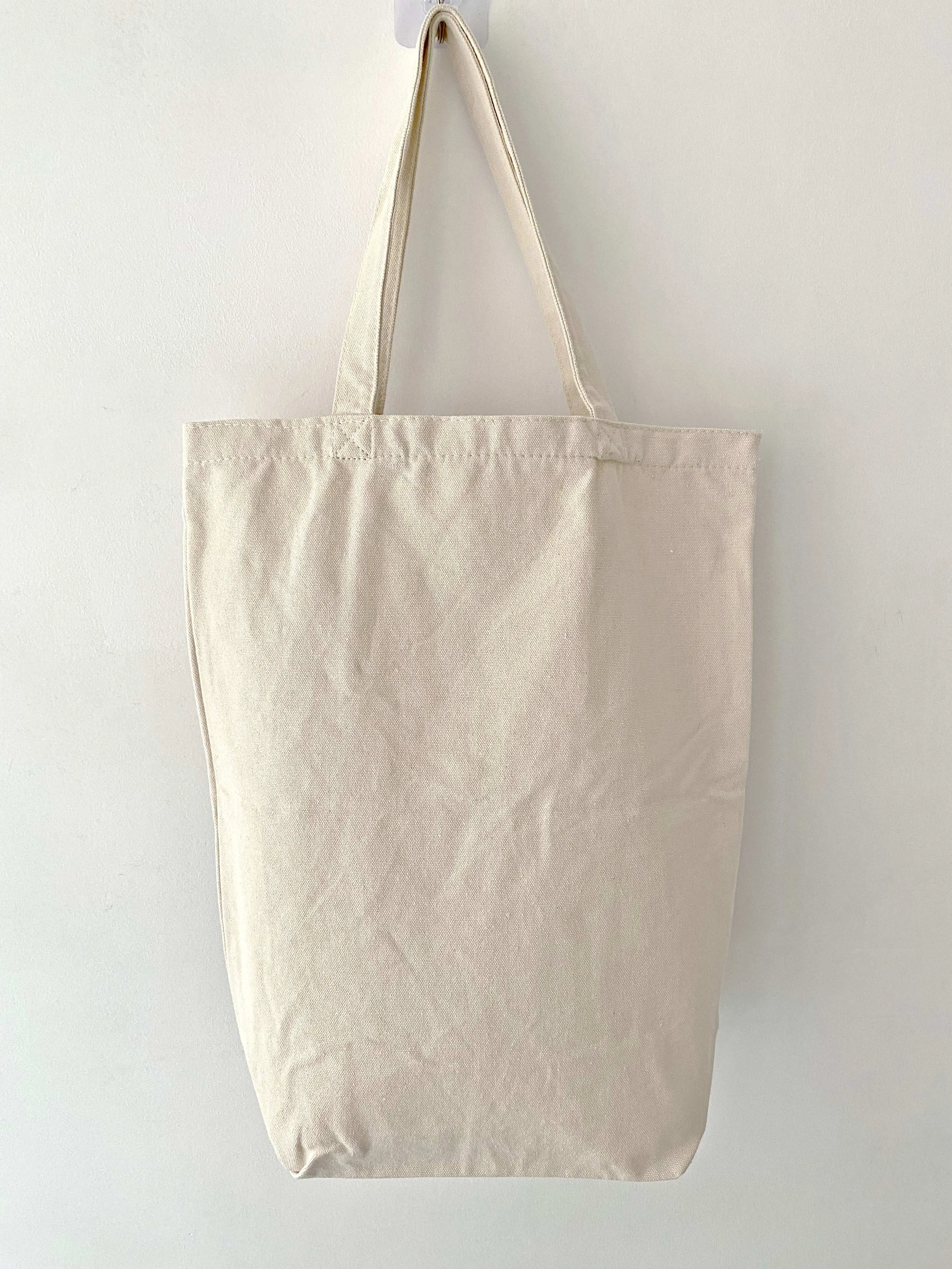 Apple Patch Canvas Tote