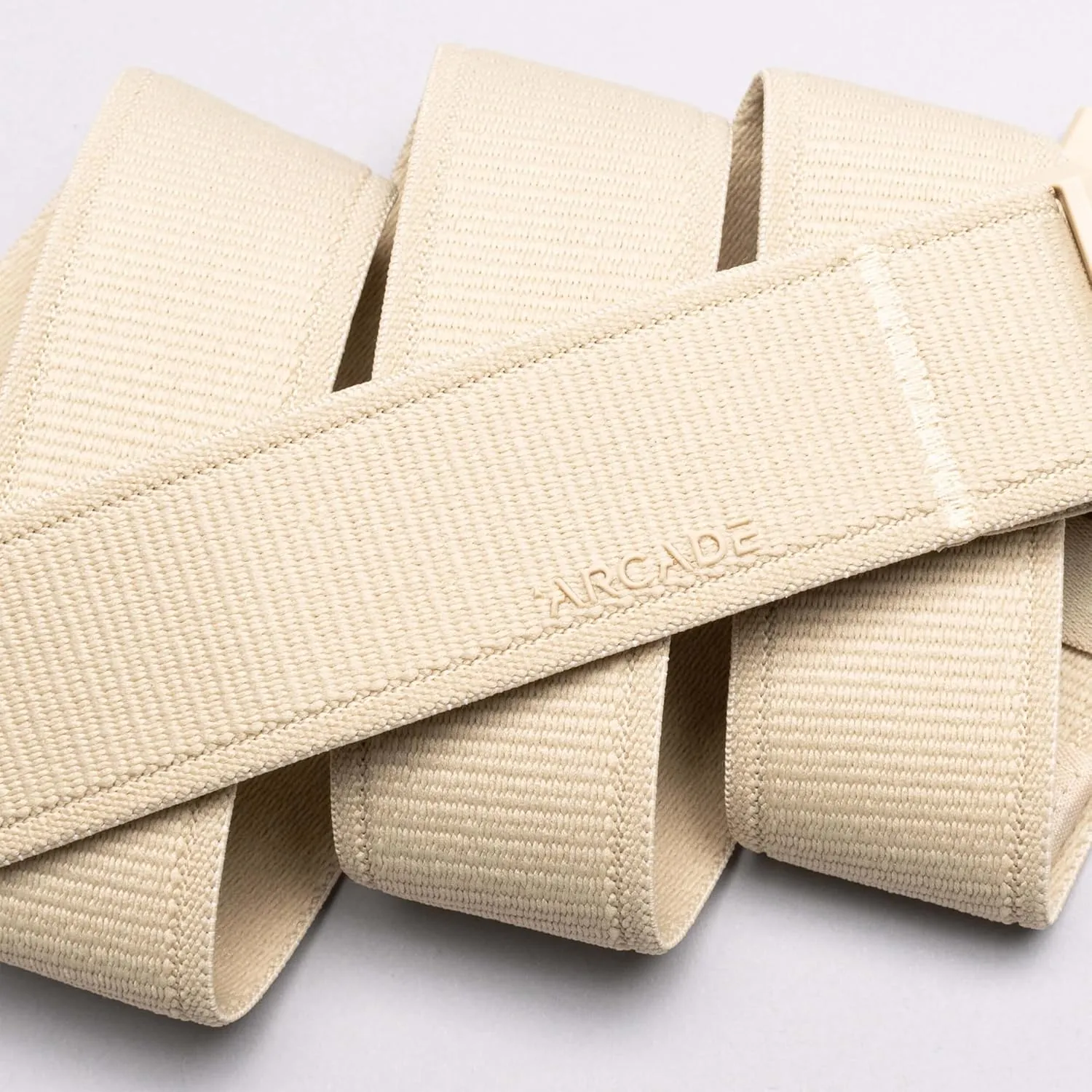 Arcade Belts A2 Slim Adventure Belt: Heavy Duty Stretch, Metal Free Buckle