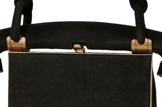 ARCHIVE - 1940s Anne-Marie of France Suede Novelty Telephone Bag