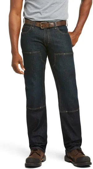 Ariat Men's Rebar M5 Straight DuraStretch Basic Double Front Stackable Straight Leg Jean