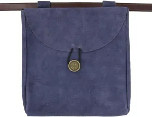 Armory Replicas™ Handmade Brown & Purple Leather Belt Pouches, Large Suede Bags with Wessex Grandeur & Touch of Royalty