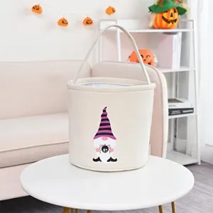 arythe Halloween Trick Bag Goody Snack Tote Bucket Gift Bags Party Favor White 1