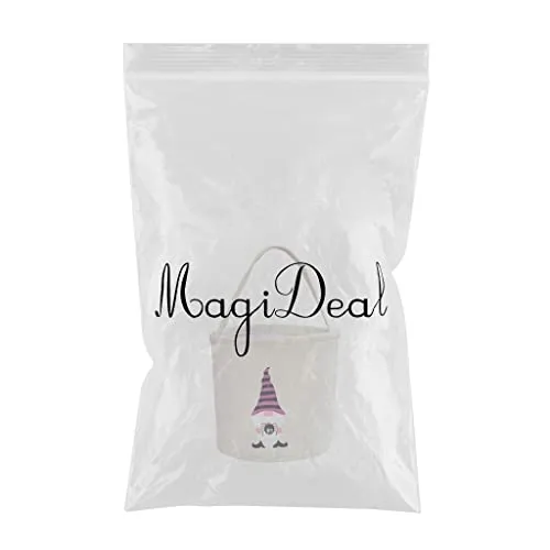 arythe Halloween Trick Bag Goody Snack Tote Bucket Gift Bags Party Favor White 1