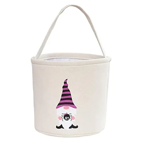 arythe Halloween Trick Bag Goody Snack Tote Bucket Gift Bags Party Favor White 1