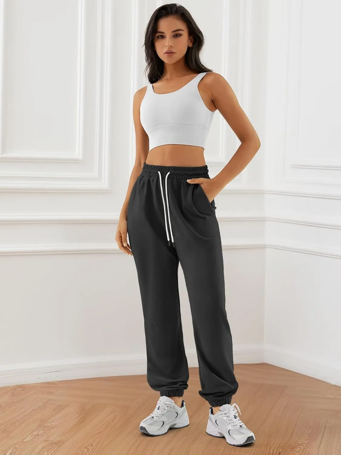 ATHMILE Sweatpants Women Baggy Joggers Workout Loose Lounge Lightweight Comfy Sweat High Waisted Athletic Pants