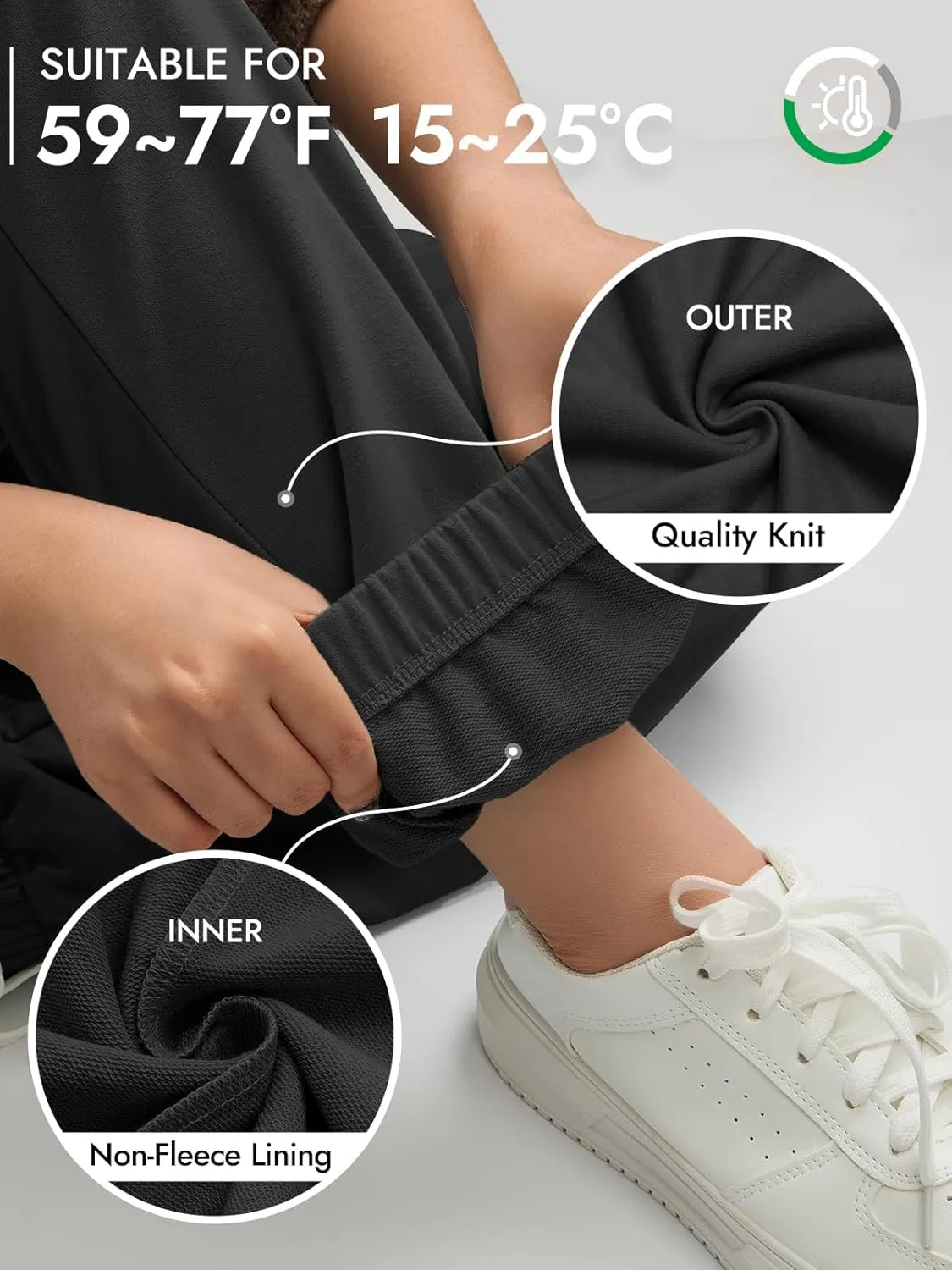 ATHMILE Sweatpants Women Baggy Joggers Workout Loose Lounge Lightweight Comfy Sweat High Waisted Athletic Pants