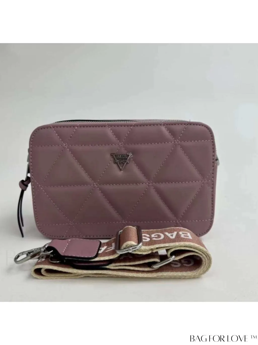 BagForLove - Chic Crossbody Bag with Quilted Design and Metal Accents