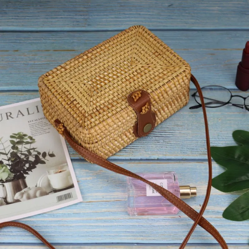 Bags Casual Don't wait Weave Quick delivery Patchwork Daily