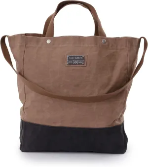Barebones Neelum Large Waxed Canvas Tote Bags - Heavy Duty Canvas Bag and Reusable Grocery Bag