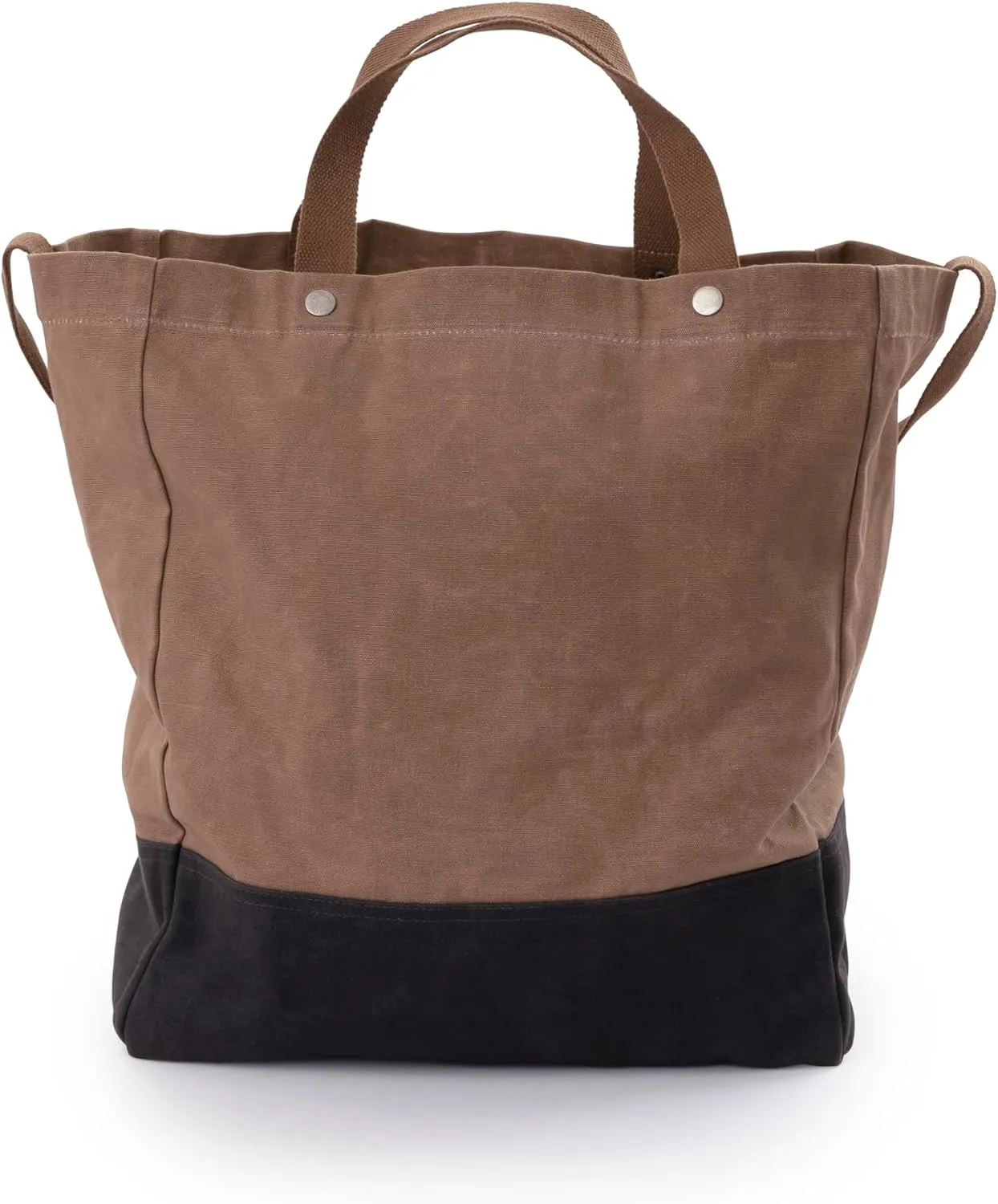 Barebones Neelum Large Waxed Canvas Tote Bags - Heavy Duty Canvas Bag and Reusable Grocery Bag