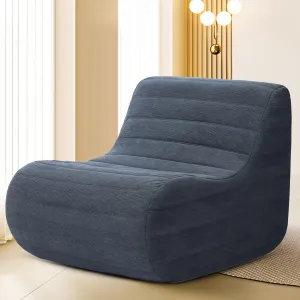 Bean Bag Chair, Fireside Bean Bags Lazy Sofa Sack, Big Beanbag Chair Floor Couch, Memory Foam Lounge Chair for Bedroom, Living Room, Office and Home (Gray)