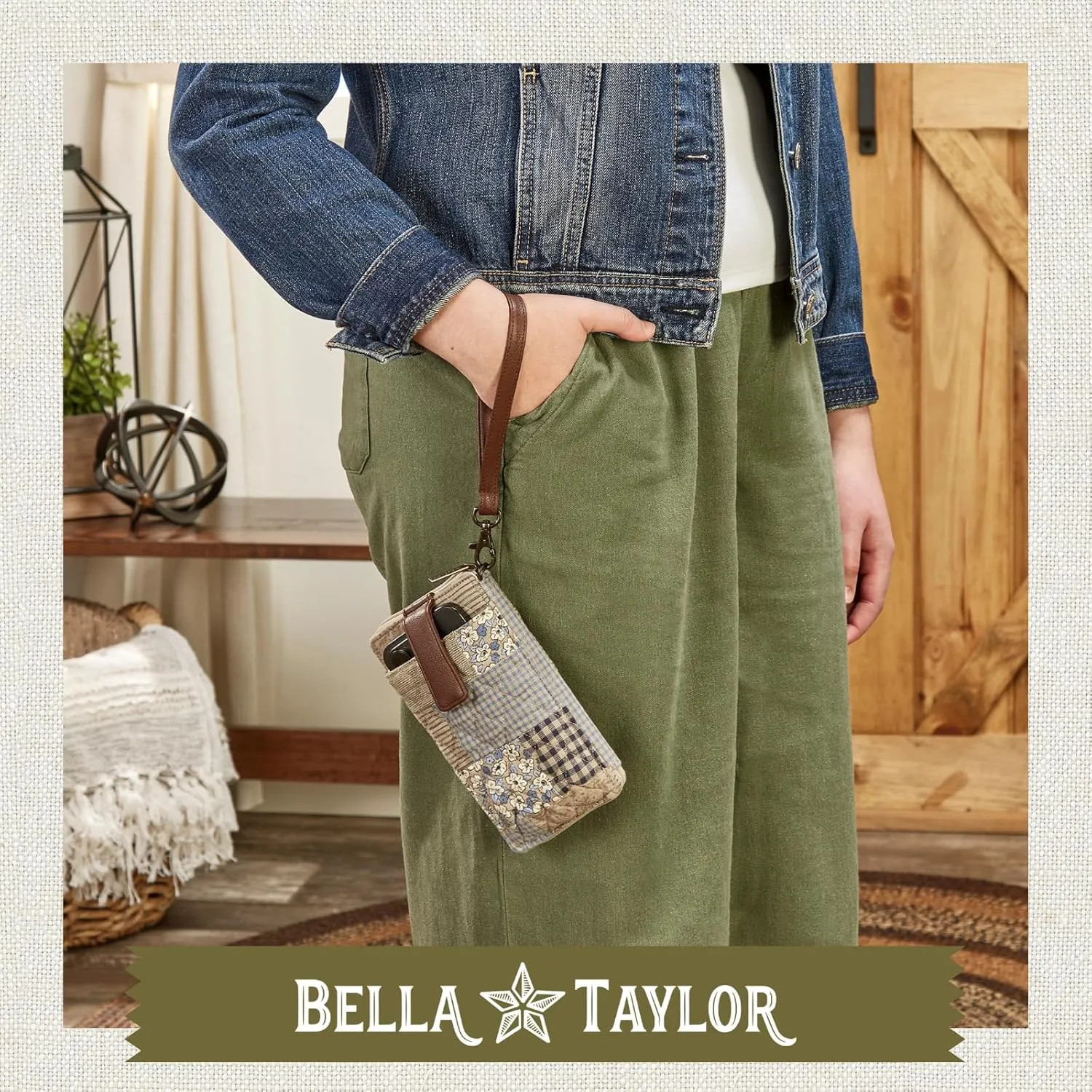 Bella Taylor Cell Phone Wristlet Wallet for Women with Smartphone Pocket and RFID Protection