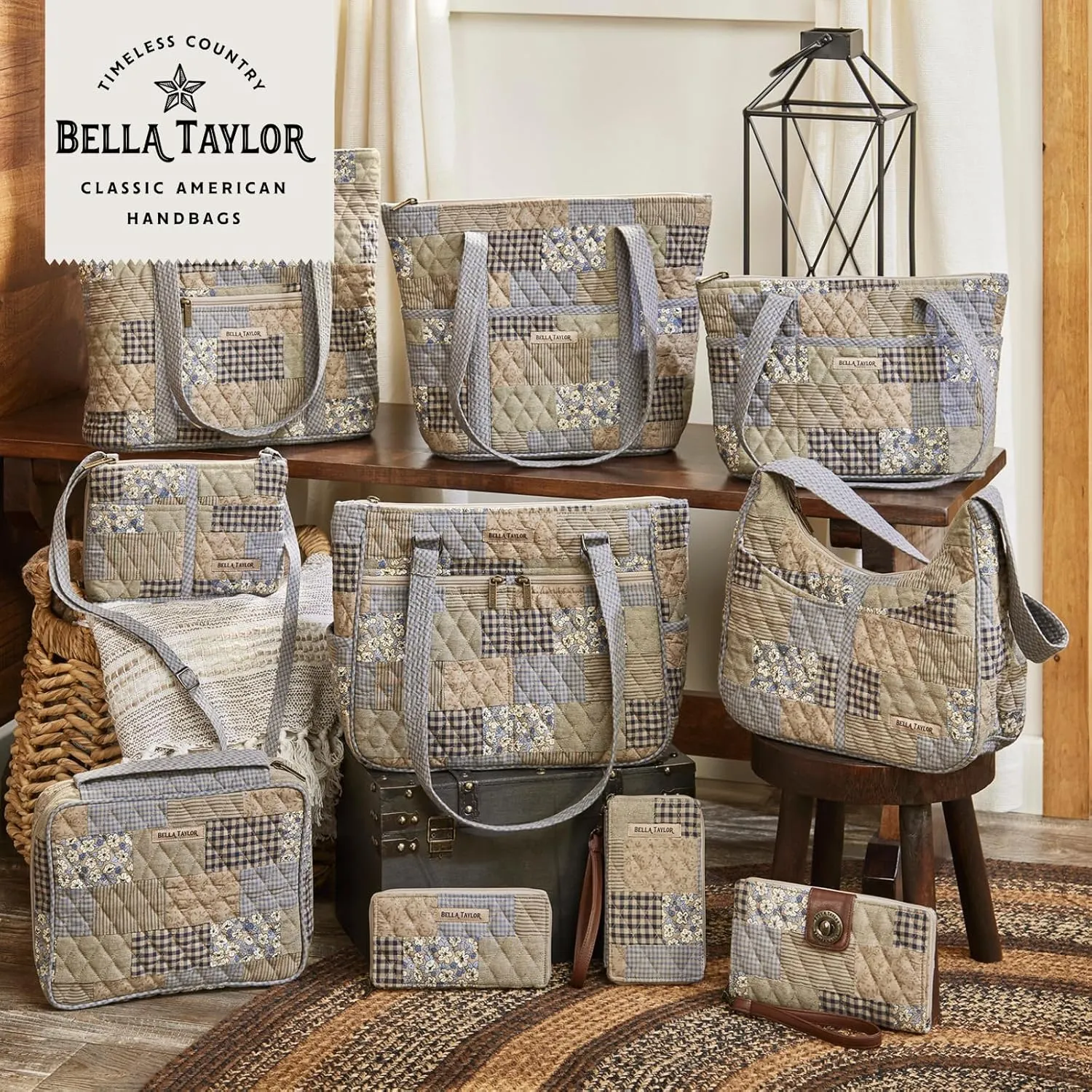 Bella Taylor Large Crossbody Purse for Women | Shoulder Bag with Adjustable Strap