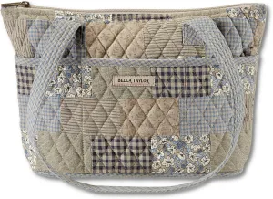 Bella Taylor Small Tote | Lightweight Quilted Fabric Purses for Women