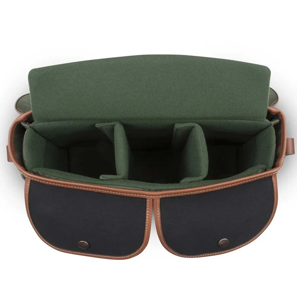 Billingham Hadley Pro 2020 Shoulder Bag | Black Canvas & Tan Leather