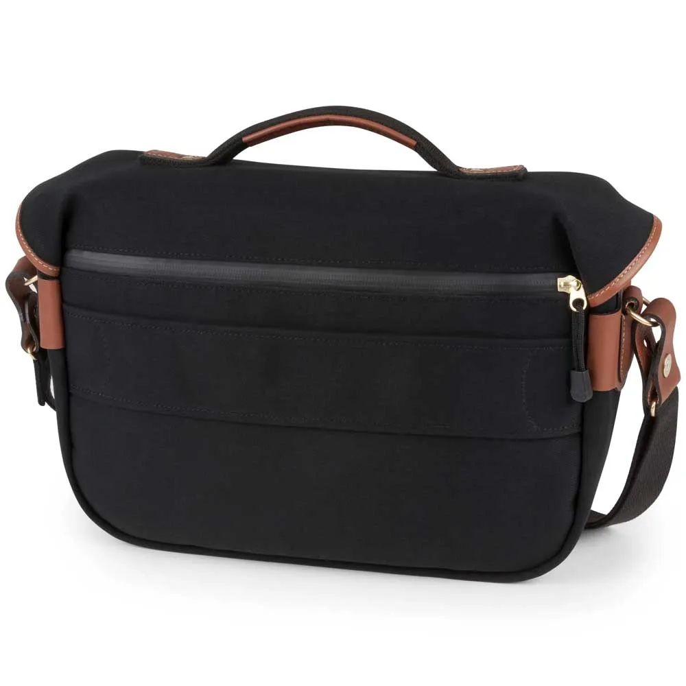 Billingham Hadley Pro 2020 Shoulder Bag | Black Canvas & Tan Leather