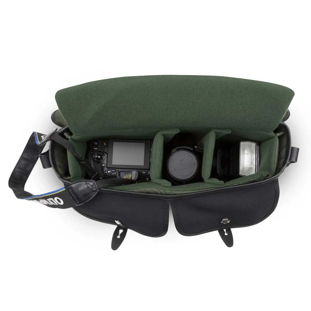 Billingham Hadley Pro 2020 Shoulder Bag | Black FibreNyte & Black Leather