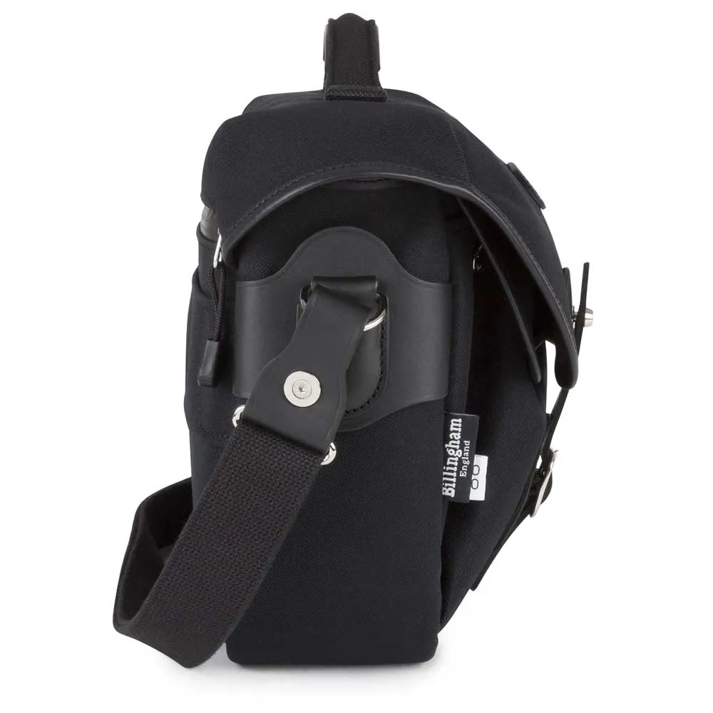Billingham Hadley Pro 2020 Shoulder Bag | Black FibreNyte & Black Leather