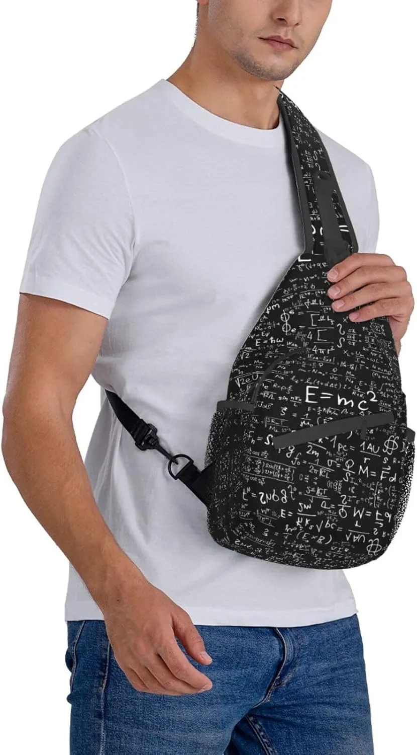Black And White Soccer Ball Pattern Crossbody Bag Chest Shoulder Bag Small Casual Backpack Suitable For Women Men Hiking