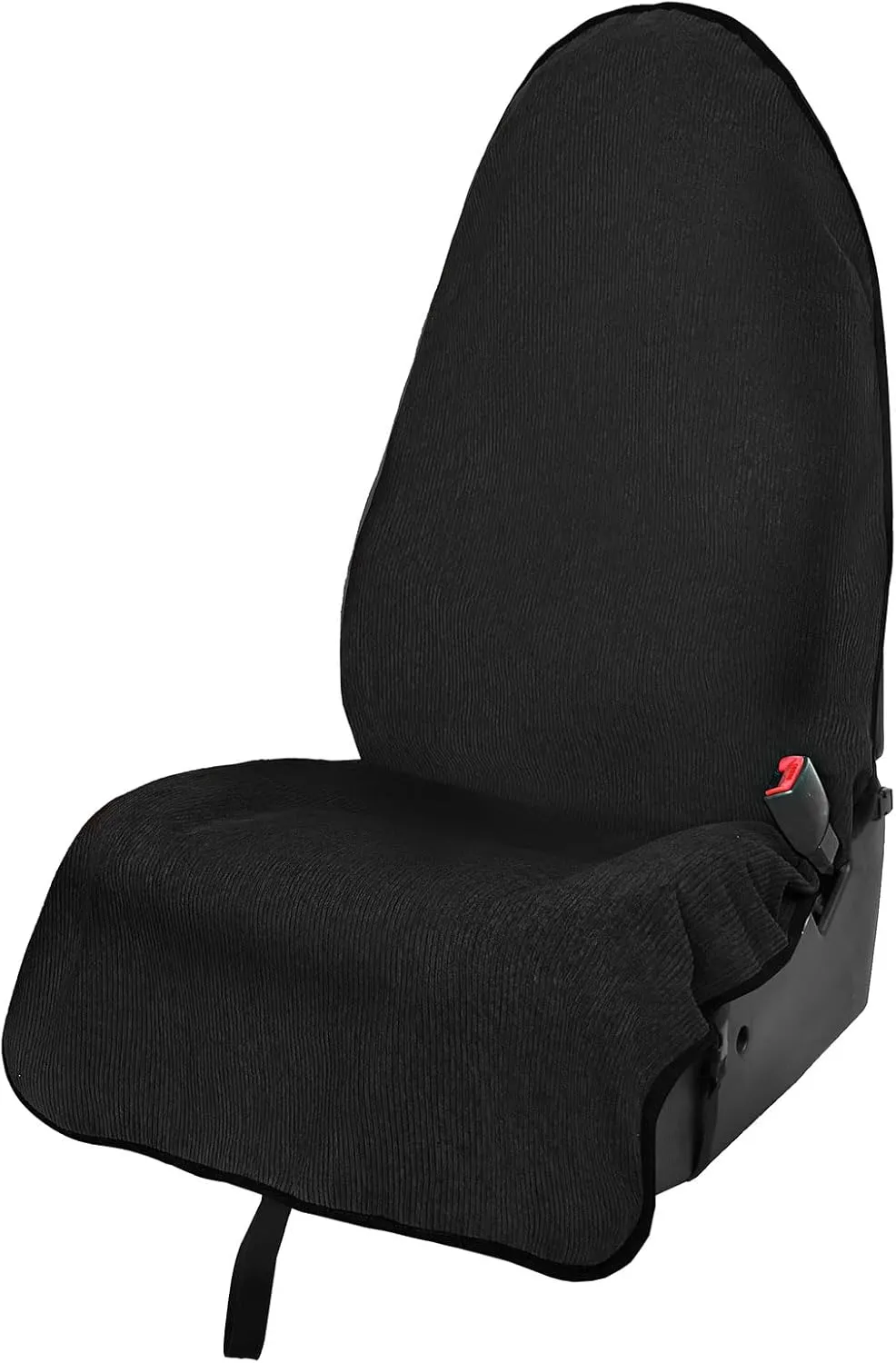 Black Waterproof Seat Covers for Cars - Machine Washable Car Seats Protectors Universal Fit for Vechicles Honda Tesla Ford Toyota - Sweatproof Auto Seats Pad Great for Beach Swimming Surfing