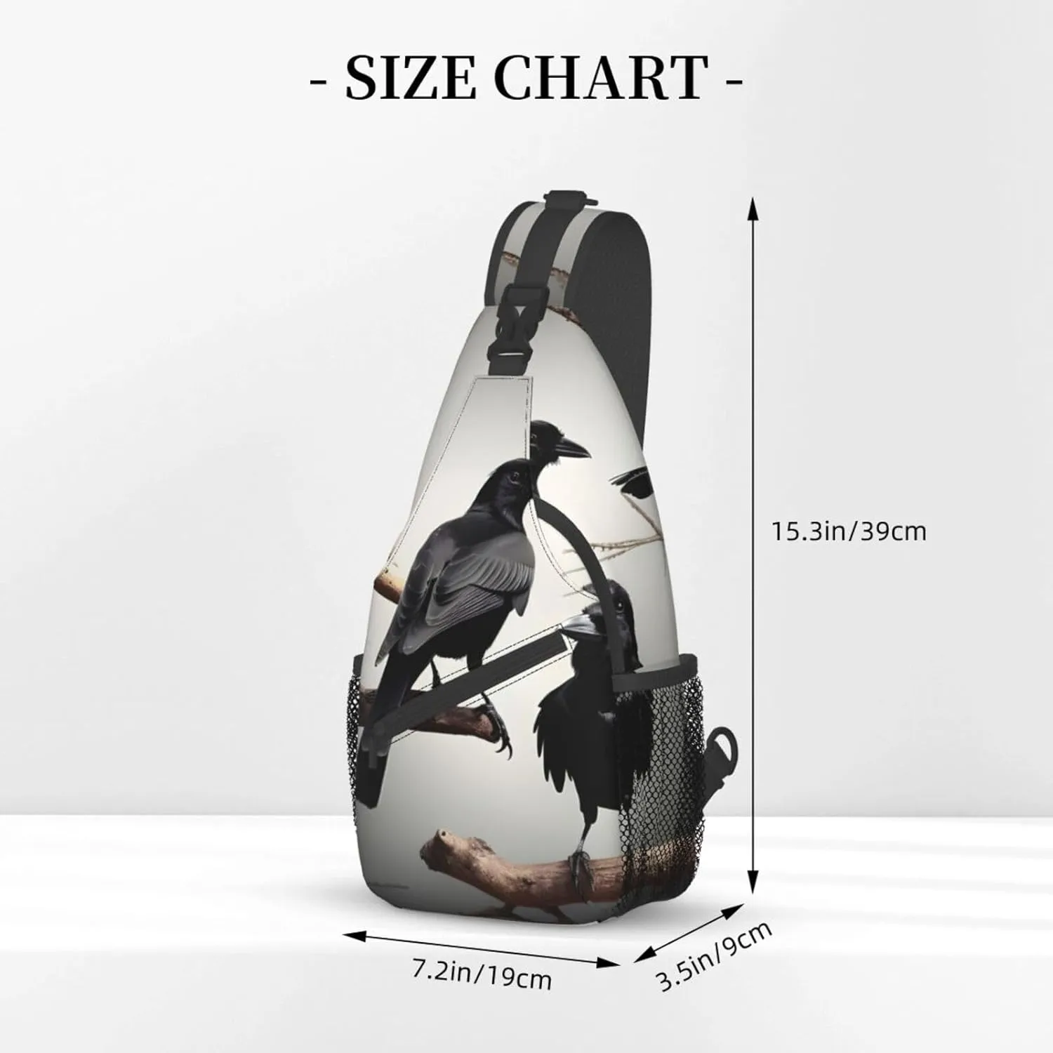 Black White Marble Texture Crossbody Bag Chest Shoulder Bag Small Casual Backpack Suitable For Women Men Hiking