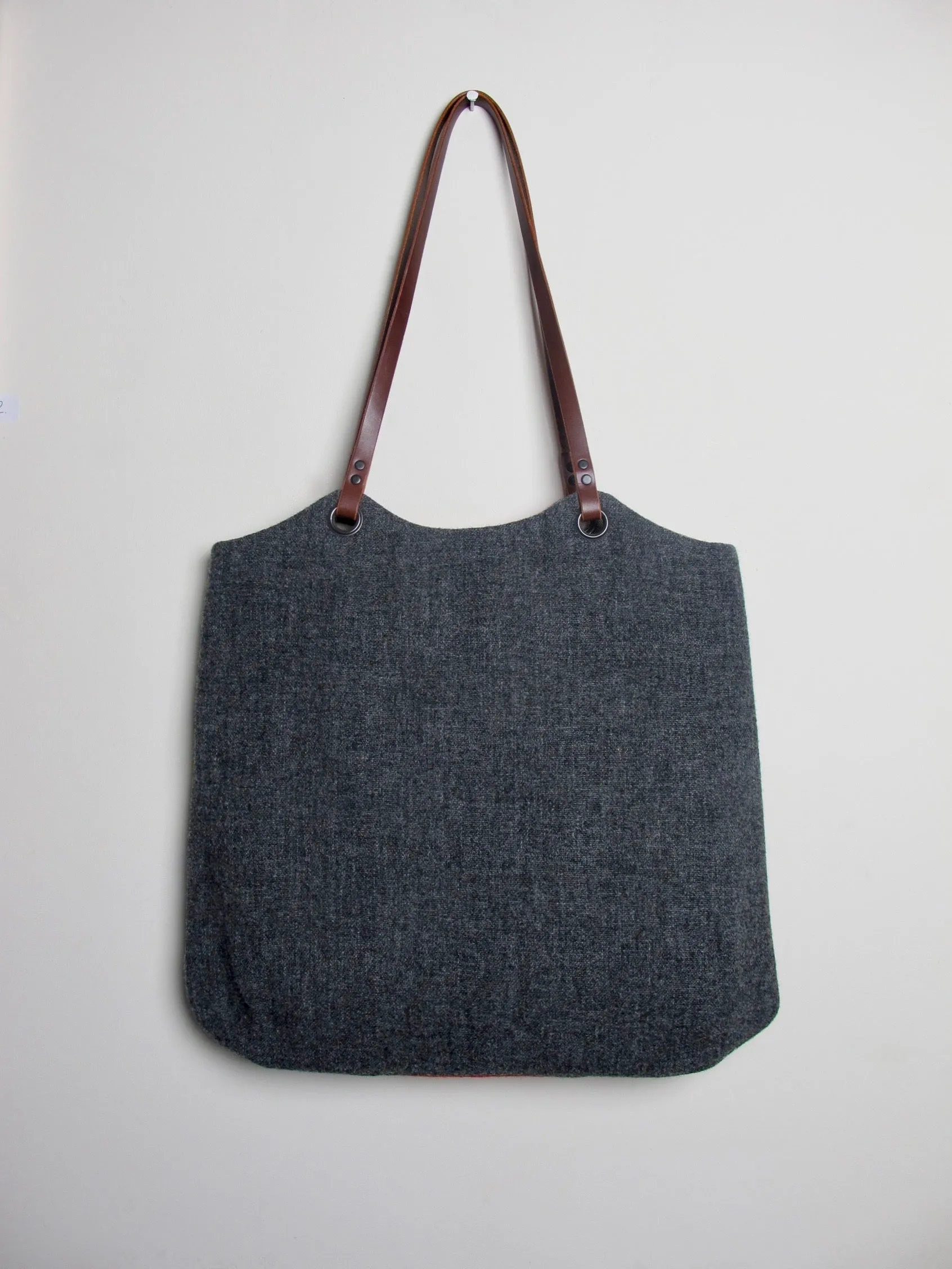 Blockwork Tote Bag - grey stripe II