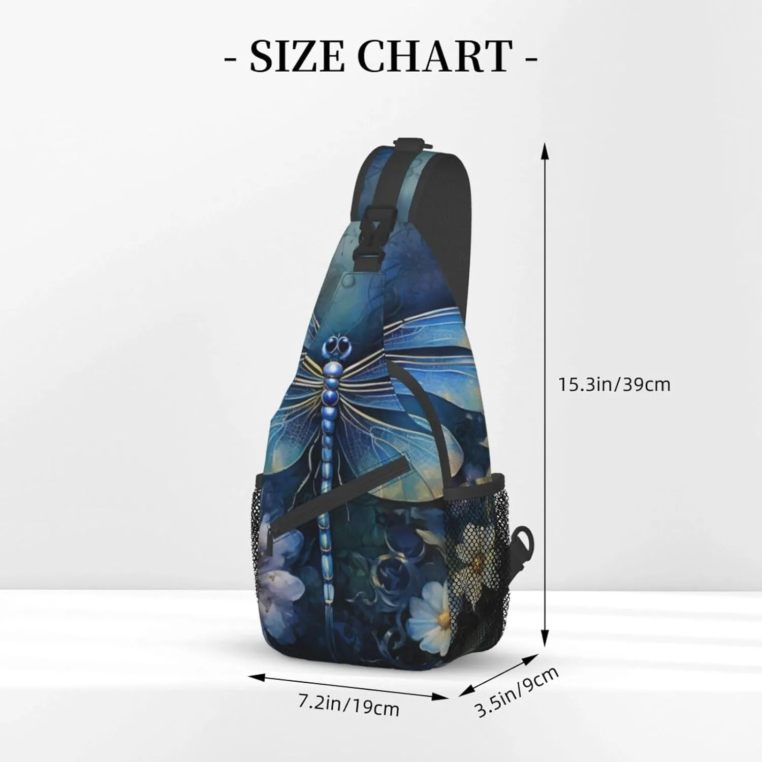 Blue Christmas Snowman Crossbody Bag Chest Shoulder Bag Small Casual Backpack Suitable For Women Men Hiking