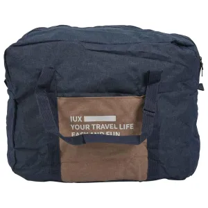 Blue Men WaterProof Cosmetic Bag Nylon Large Capacity Women Bag Folding Travel Bags Hand Luggage Packing Organizer
