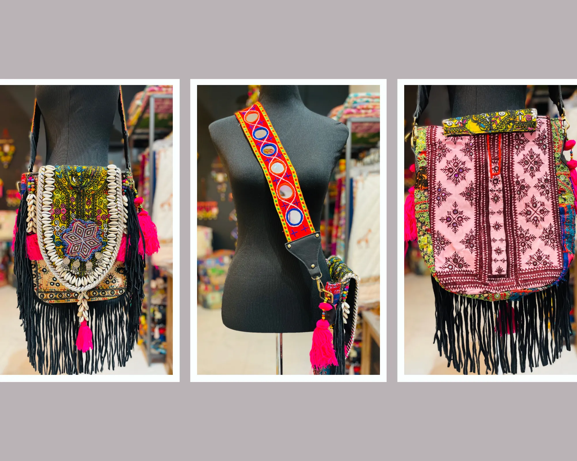 Bohemian Embroidered Bags