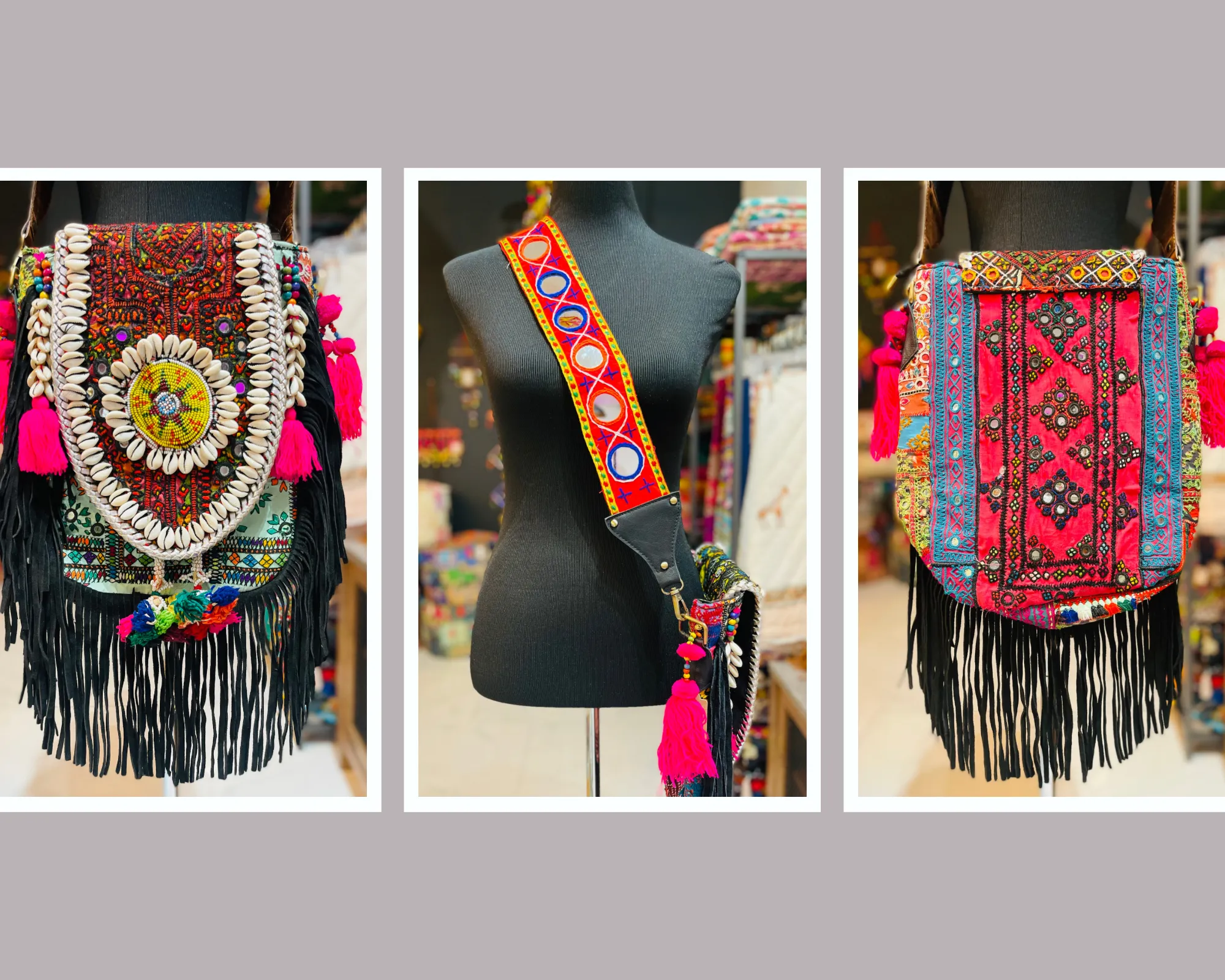 Bohemian Embroidered Bags