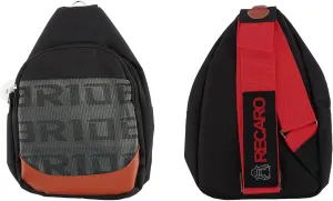 BRIDE Backpack Cross Body Chest Pack RECARO Red Shoulder Waist Bag Messenger