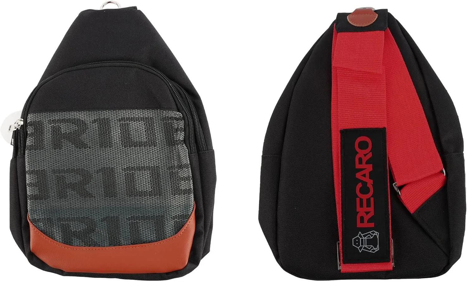 BRIDE Backpack Cross Body Chest Pack RECARO Red Shoulder Waist Bag Messenger