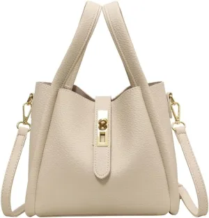 Bucket Bag for Women Soft Leather Bucket Hobo Purse Trendy Crossbody Shoulder Bag Top Handle Handbag Slouchy Tote Satchel