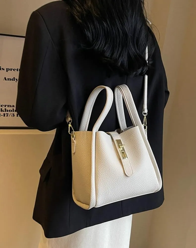 Bucket Bag for Women Soft Leather Bucket Hobo Purse Trendy Crossbody Shoulder Bag Top Handle Handbag Slouchy Tote Satchel