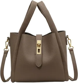 Bucket Bag for Women Soft Leather Bucket Hobo Purse Trendy Crossbody Shoulder Bag Top Handle Handbag Slouchy Tote Satchel