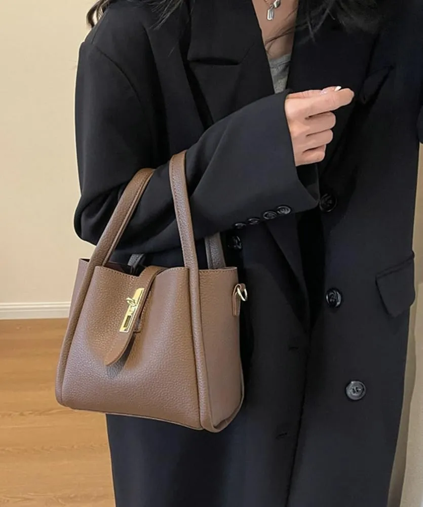 Bucket Bag for Women Soft Leather Bucket Hobo Purse Trendy Crossbody Shoulder Bag Top Handle Handbag Slouchy Tote Satchel