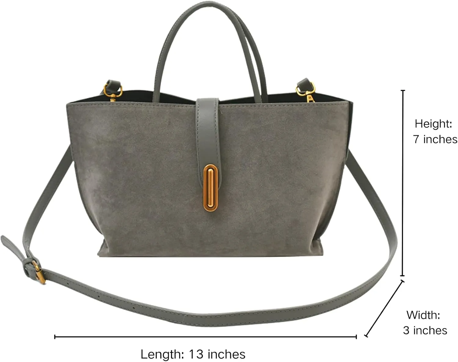 Burgundy Suede Tote Bags for Women - Fall Purse 2024 Brown Handbag Work Top-handle Bag