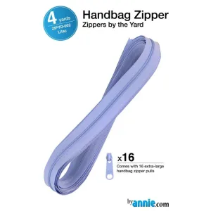 By Annie Zipper - 4yd with 16 Pulls - Lilac