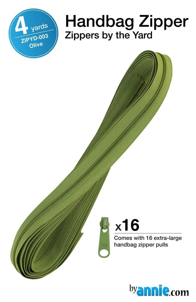 ByAnnie - Zippers by Yard - 4-yd pack