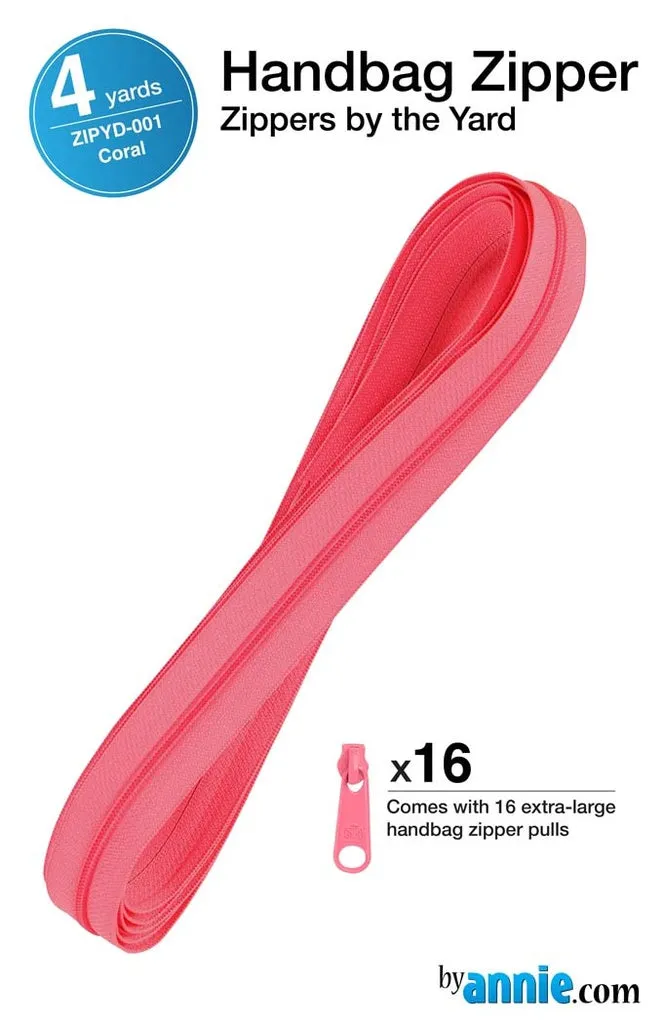 ByAnnie - Zippers by Yard - 4-yd pack