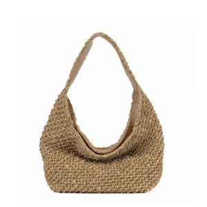 CA 1577 - HOBO BAG - DARK BEIGE