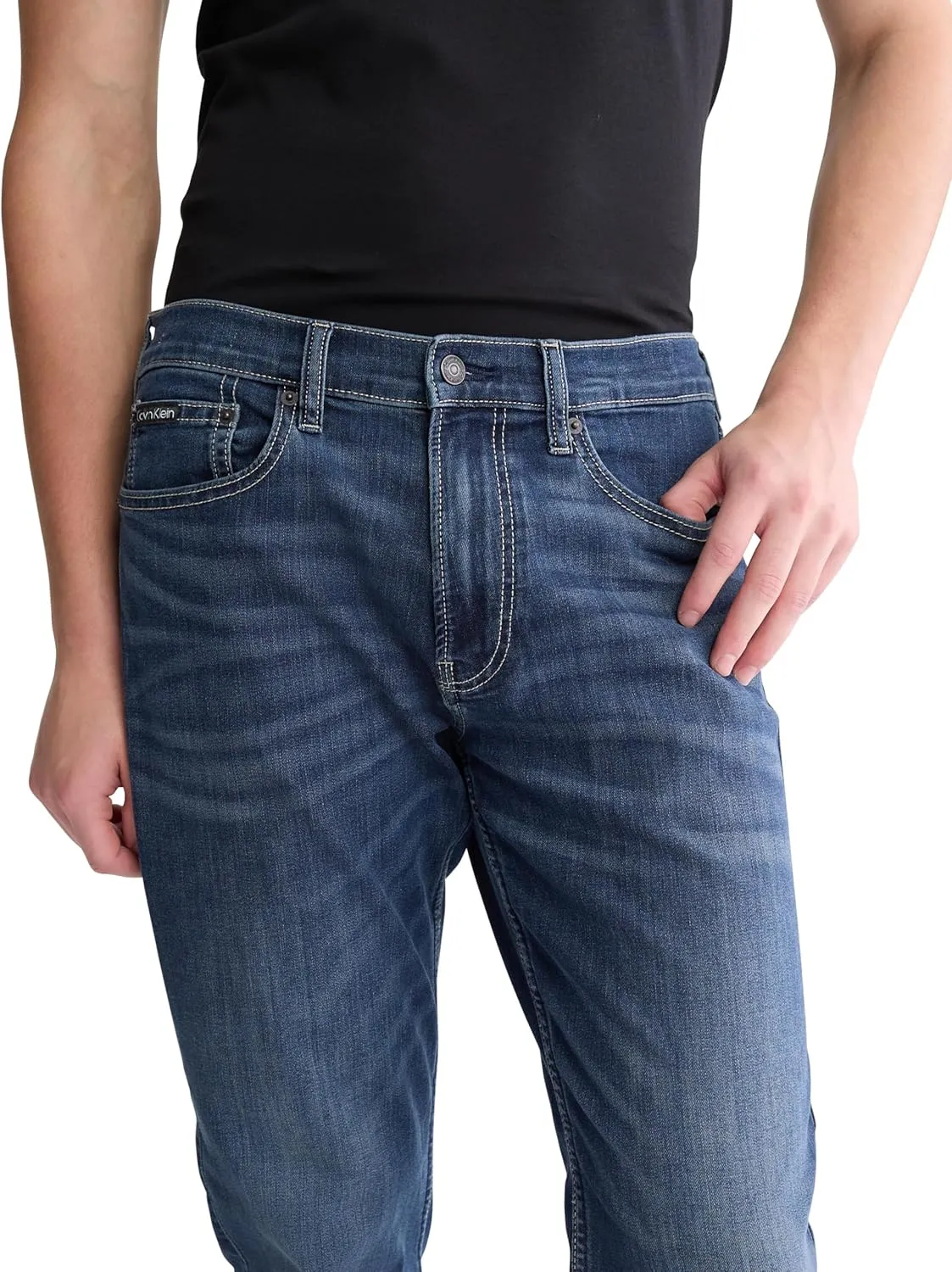 Calvin Klein Men's Straight High Stretch Jeans