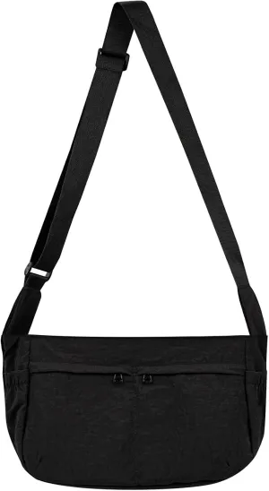 Canvas Crossbody Bag for Women, Shoulder Bag with Pockets, Casual Travel Messenger Bag